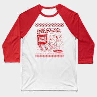 TeePublic Pizza Baseball T-Shirt